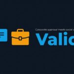 Digital chat bubble and corporate briefcase icons illustrating valid meaning slang.
