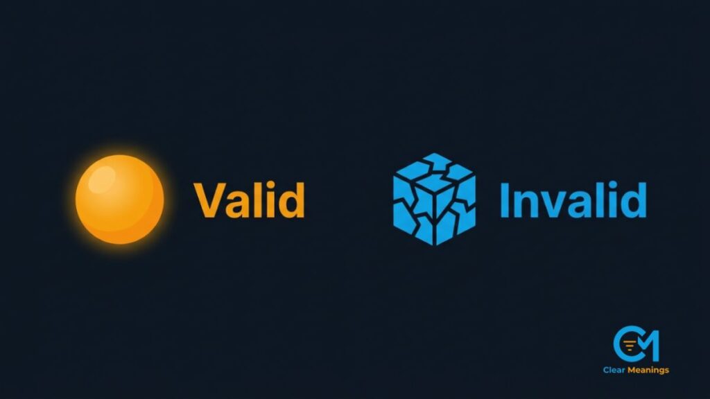 Abstract glowing shape inside a digital message box representing you are valid meaning.