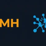 Abstract visual showing a disconnected digital connection node to represent the friction of using SMH slang.