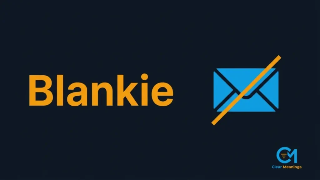 Abstract visual representing the appropriateness of the word blankie in professional environments