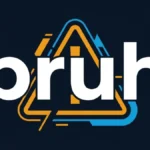 Digital aesthetic warning symbol reflecting the professional risks of using the word bruh in formal workplace communications.