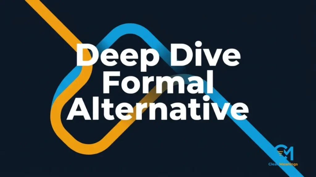 A clean diagonal trajectory line representing a deep dive formal alternative for executive reports.