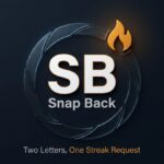 Featured image for SB meaning Snapchat showing the letters SB with the full form Snap Back beneath them on a dark textured background