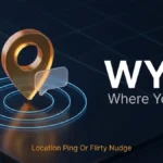 Featured image for wya meaning in text showing the acronym WYA with its full form Where You At above a glowing amber location pin on dark smoked glass
