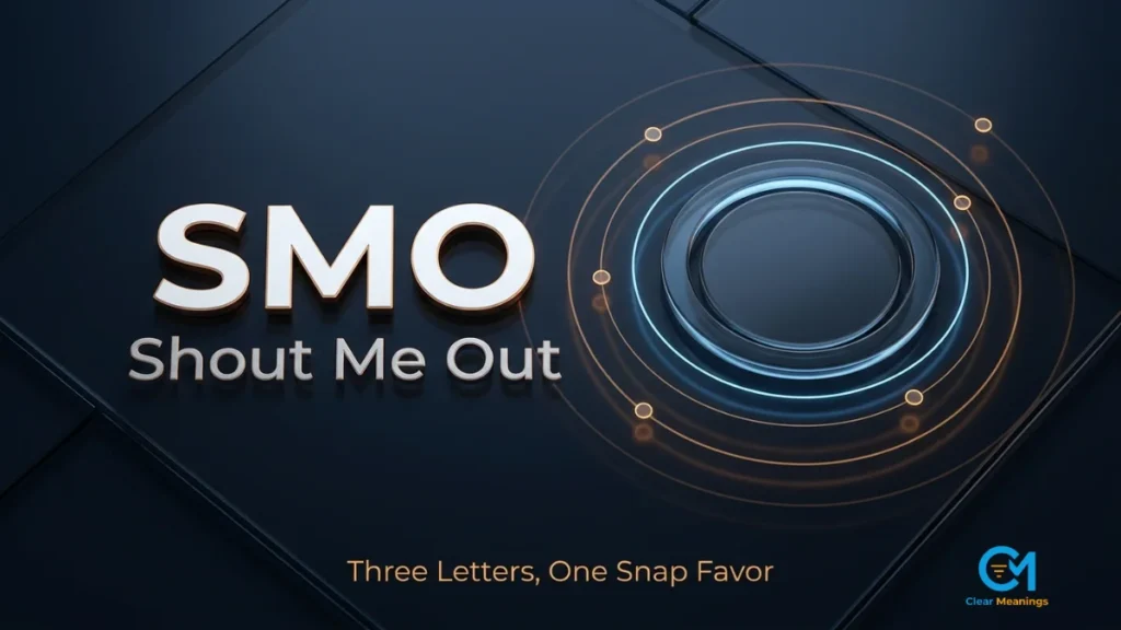 What Does SMO Mean on Snapchat? Shout Me Out, Serious Mode On, and More